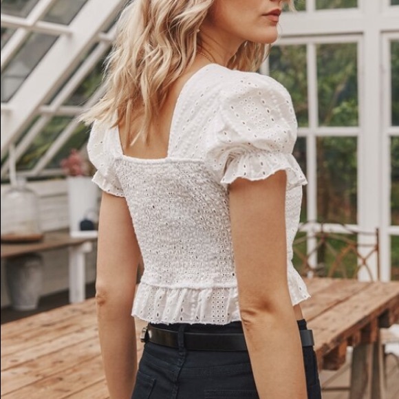 ROMWE Schiffy Drawstring Crop Top - Picture 3 of 9